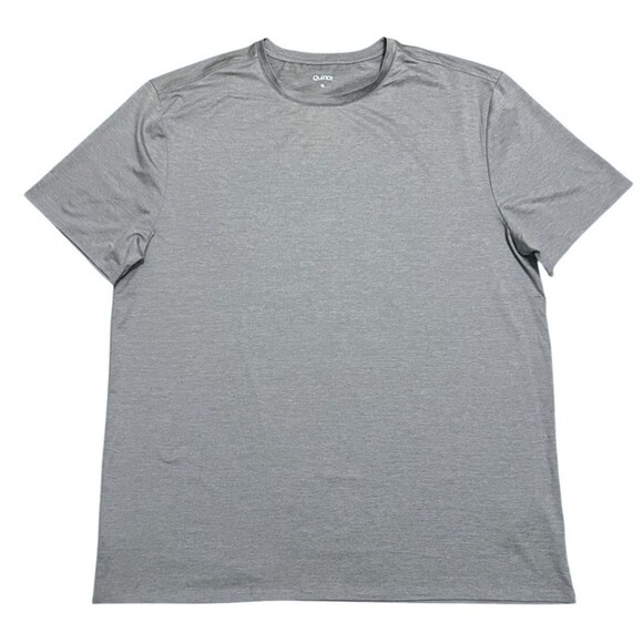 Quince Other - QUINCE Flowknit Breeze Performance Tee Shirt Heather Grey Stretch Men's Size XL